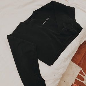 Pacsun cropped sweatshirt